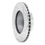 DFC Brake Rotor - Drilled and Slotted - Silver 631-31012L