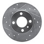 DFC Brake Rotor - Drilled and Slotted - Silver 631-31006L