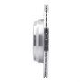 DFC Brake Rotor - Drilled and Slotted - Silver 631-31109L