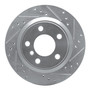 DFC Brake Rotor - Drilled and Slotted - Silver 631-31111R