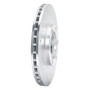DFC Brake Rotor - Drilled and Slotted - Silver 631-37007R