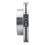 DFC Brake Rotor - Drilled and Slotted - Silver 631-40078L