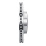 DFC Brake Rotor - Drilled and Slotted - Silver 631-40120R
