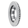 DFC Brake Rotor - Drilled and Slotted - Silver 631-40048L