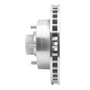 DFC Brake Rotor - Drilled and Slotted - Silver 631-40061L