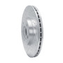 DFC Brake Rotor - Drilled and Slotted - Silver 631-32018L