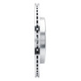 DFC Brake Rotor - Drilled and Slotted - Silver 631-40121R