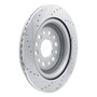 DFC Brake Rotor - Drilled and Slotted - Silver 631-40121R