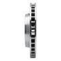 DFC Brake Rotor - Drilled and Slotted - Silver 631-42016L