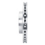 DFC Brake Rotor - Drilled and Slotted - Silver 631-46038L