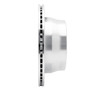 DFC Brake Rotor - Drilled and Slotted - Silver 631-48032R