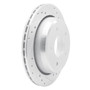 DFC Brake Rotor - Drilled and Slotted - Silver 631-47027R