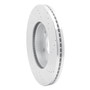 DFC Brake Rotor - Drilled and Slotted - Silver 631-47080L
