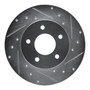 DFC Brake Rotor - Drilled and Slotted - Silver 631-52010R