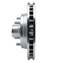 DFC Brake Rotor - Drilled and Slotted - Silver 631-48031L