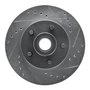 DFC Brake Rotor - Drilled and Slotted - Silver 631-54013R