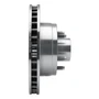 DFC Brake Rotor - Drilled and Slotted - Silver 631-54013R