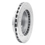 DFC Brake Rotor - Drilled and Slotted - Silver 631-54007R