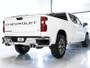 AWE Tuning 4th Gen GM 1500 6.2L 0FG Catback Split Rear Exit (w/ Bumper Cutouts) - Quad Chrome Tips