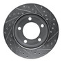 DFC Brake Rotor - Drilled and Slotted - Silver 631-54131L