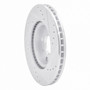 DFC Brake Rotor - Drilled and Slotted - Silver 631-54061L