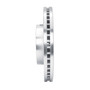 DFC Brake Rotor - Drilled and Slotted - Silver 631-54283L