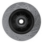 DFC Brake Rotor - Drilled and Slotted - Silver 631-54169L