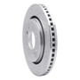 DFC Brake Rotor - Drilled and Slotted - Silver 631-54204L