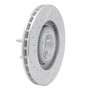 DFC Brake Rotor - Drilled and Slotted - Silver 631-54140R