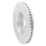 DFC Brake Rotor - Drilled and Slotted - Silver 631-55006L
