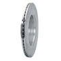 DFC Brake Rotor - Drilled and Slotted - Silver 631-55010R
