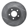 DFC Brake Rotor - Drilled and Slotted - Silver 631-56019L
