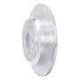 DFC Brake Rotor - Drilled and Slotted - Silver 631-59062L