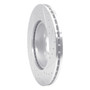 DFC Brake Rotor - Drilled and Slotted - Silver 631-63000L