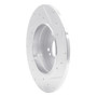 DFC Brake Rotor - Drilled and Slotted - Silver 631-63032L