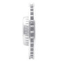 DFC Brake Rotor - Drilled and Slotted - Silver 631-63117L