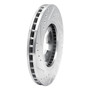 DFC Brake Rotor - Drilled and Slotted - Silver 631-67079R