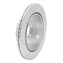 DFC Brake Rotor - Drilled and Slotted - Silver 631-67093R