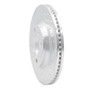 DFC Brake Rotor - Drilled and Slotted - Silver 631-65005L