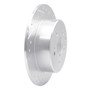 DFC Brake Rotor - Drilled and Slotted - Silver 631-68003R