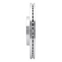 DFC Brake Rotor - Drilled and Slotted - Silver 631-67100L