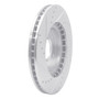 DFC Brake Rotor - Drilled and Slotted - Silver 631-72059R