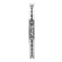 DFC Brake Rotor - Drilled and Slotted - Silver 631-73079L
