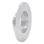 DFC Brake Rotor - Drilled and Slotted - Silver 631-73009R