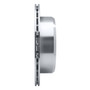 DFC Brake Rotor - Drilled and Slotted - Silver 631-75004R
