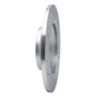 DFC Brake Rotor - Drilled and Slotted - Silver 631-73082R