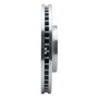 DFC Brake Rotor - Drilled and Slotted - Silver 631-75005R