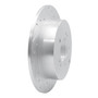 DFC Brake Rotor - Drilled and Slotted - Silver 631-72062R