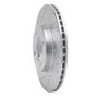 DFC Brake Rotor - Drilled and Slotted - Silver 631-76020L