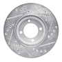DFC Brake Rotor - Drilled and Slotted - Silver 631-76020L
